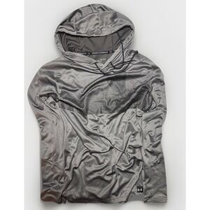 Under Armour Mens Medium Gray Lightweight Hoodie Pullover Sweatshirt UA M